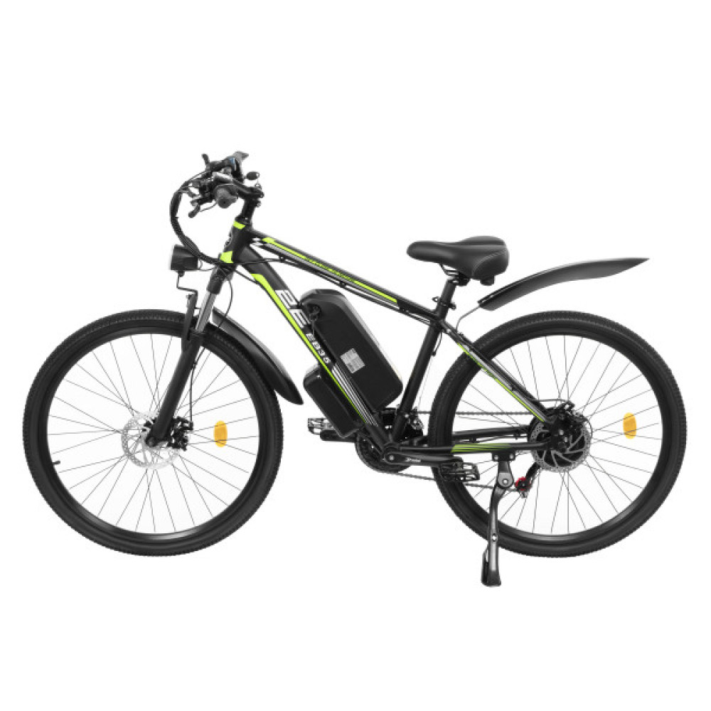 Електровелосипед 2E EB35 27,5", зелено-чорний