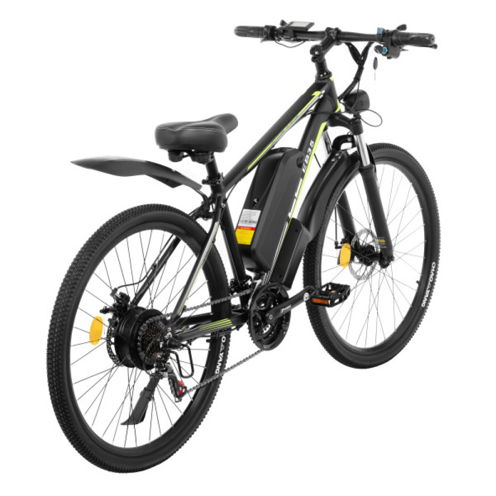 Електровелосипед 2E EB35 27,5", зелено-чорний