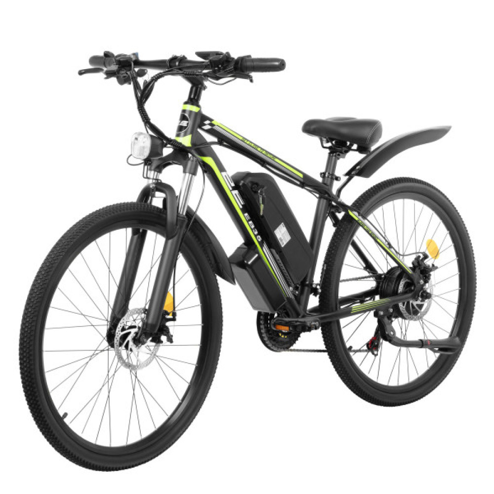 Електровелосипед 2E EB35 27,5", зелено-чорний