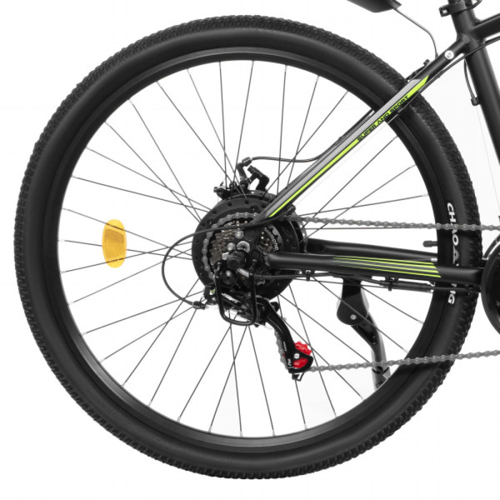 Електровелосипед 2E EB35 27,5", зелено-чорний