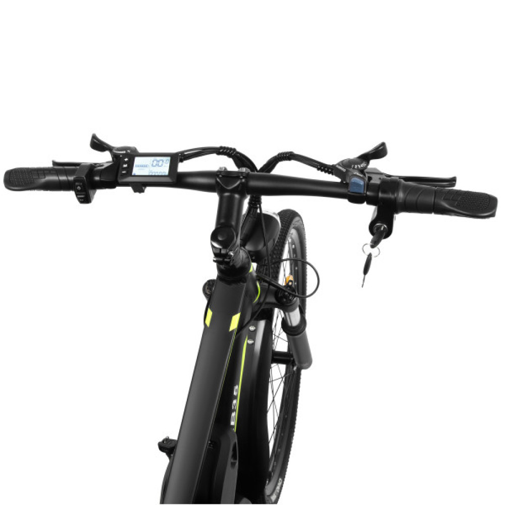 Електровелосипед 2E EB35 27,5", зелено-чорний