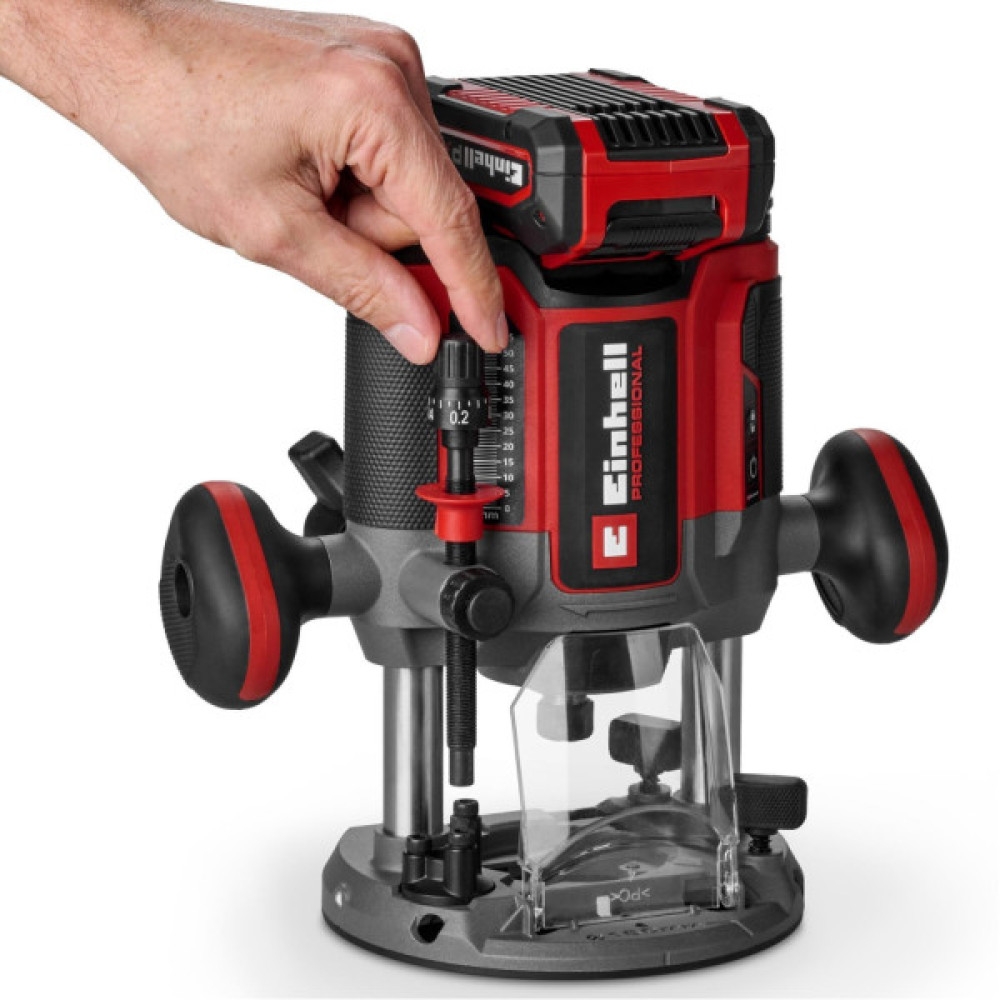 Фрезер Einhell Professional, TP-RO 18/55 Li BL-Solo, 18V, цанга 6 та 8мм, 10000–30000об/хв (без АКБ та ЗП) (4350425)