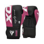 Боксерські рукавички RDX REX F4 Pink/Black-10 унцій (BGR-F4P-10OZ)
