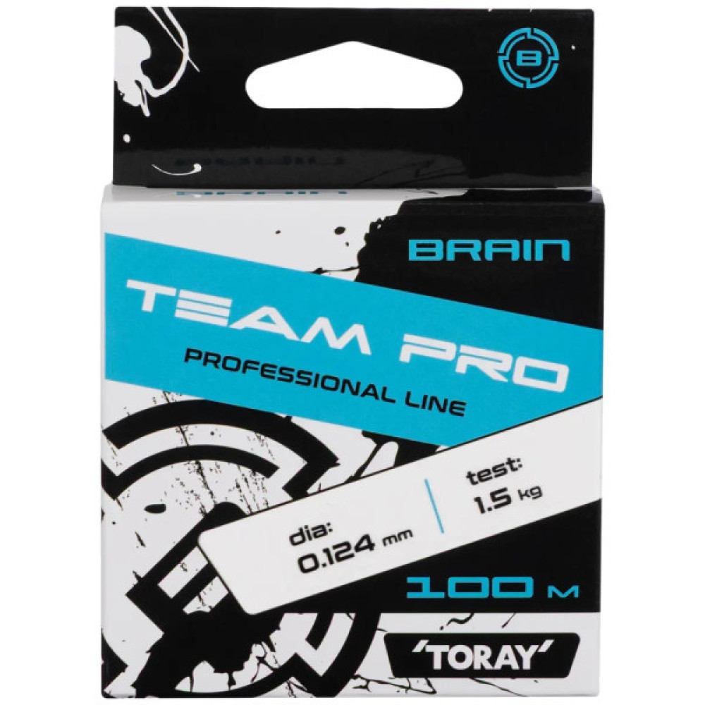 Волосінь Brain Team Pro 100m 0.124mm 1.5kg (1858.26.93)