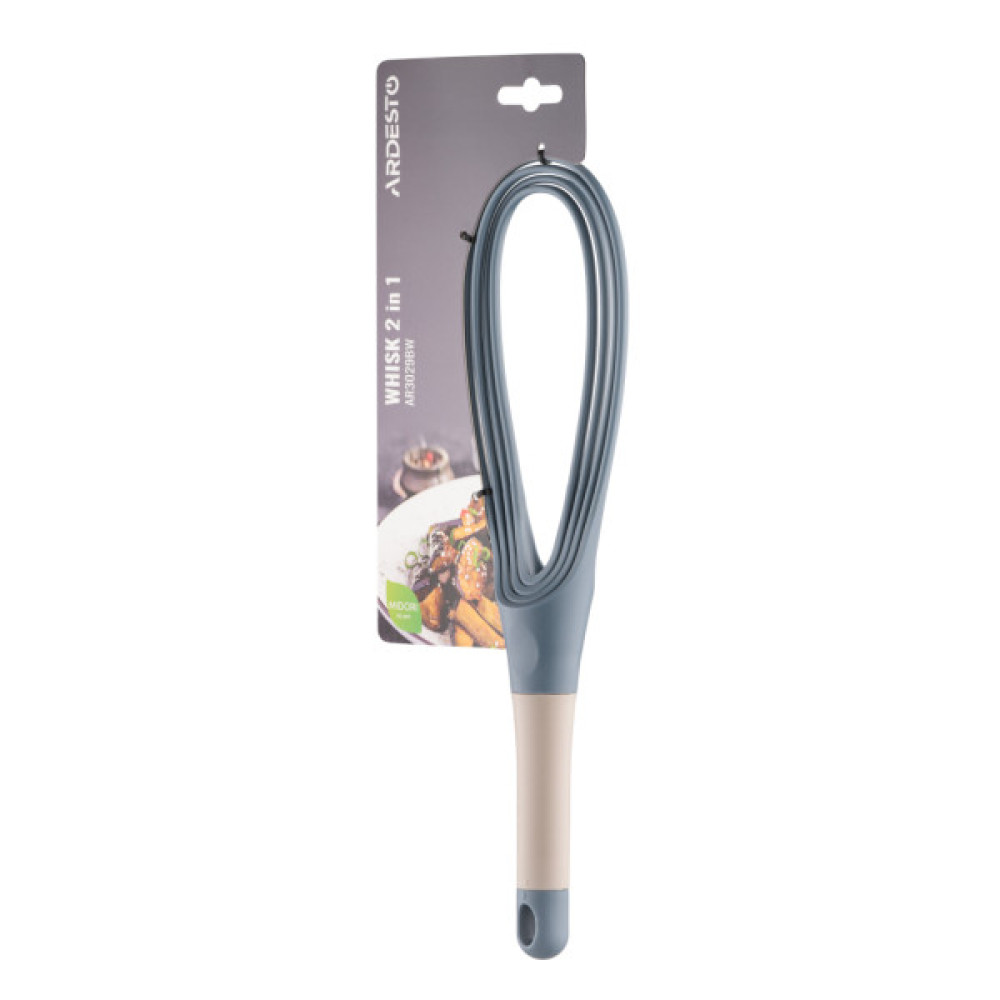 Вінчик Ardesto Midori, 29 см, пластик, синій (AR3029BW)