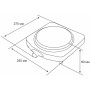 Настільна плита Jantar TSF 01 WH H Настільна плита Jantar TSF 01 WH H