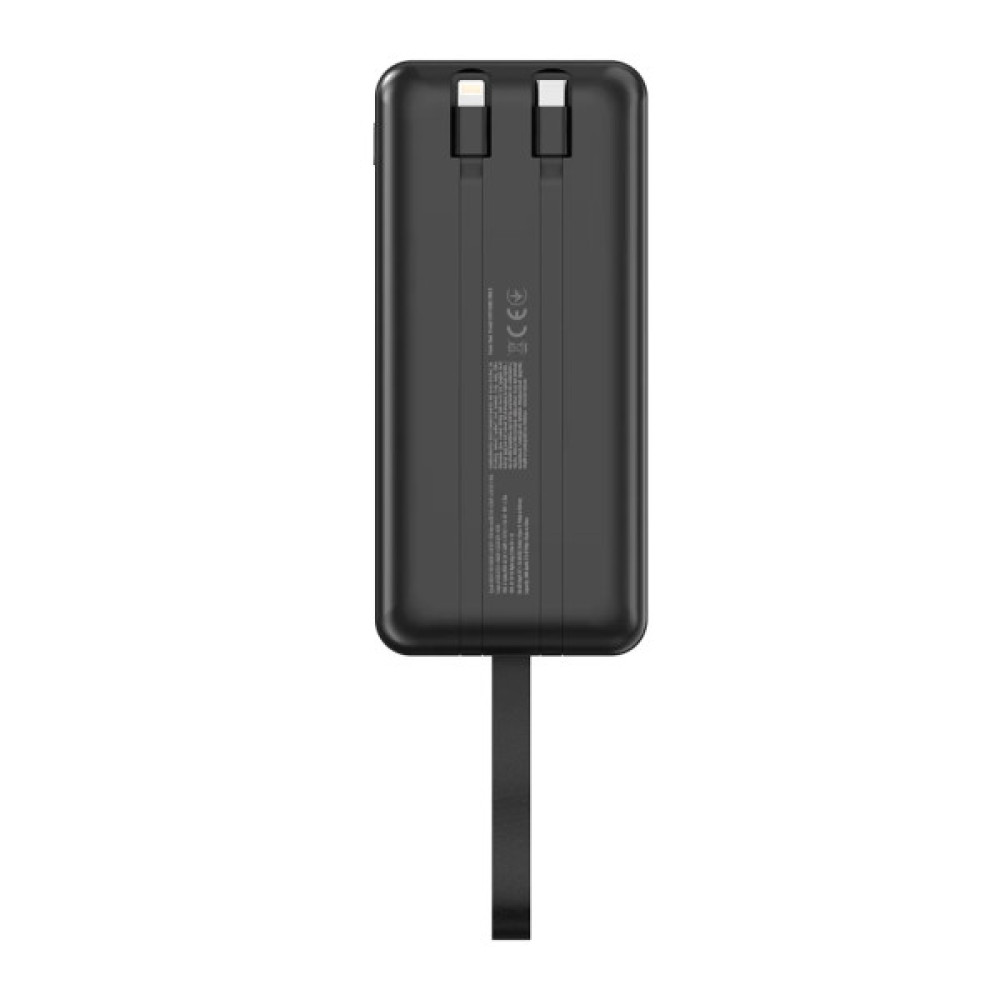 Батарея універсальна ColorWay 30 000 mAh EnergyHub PD/22.5W, QC/4.0, Black (CW-PB300LP05BK)