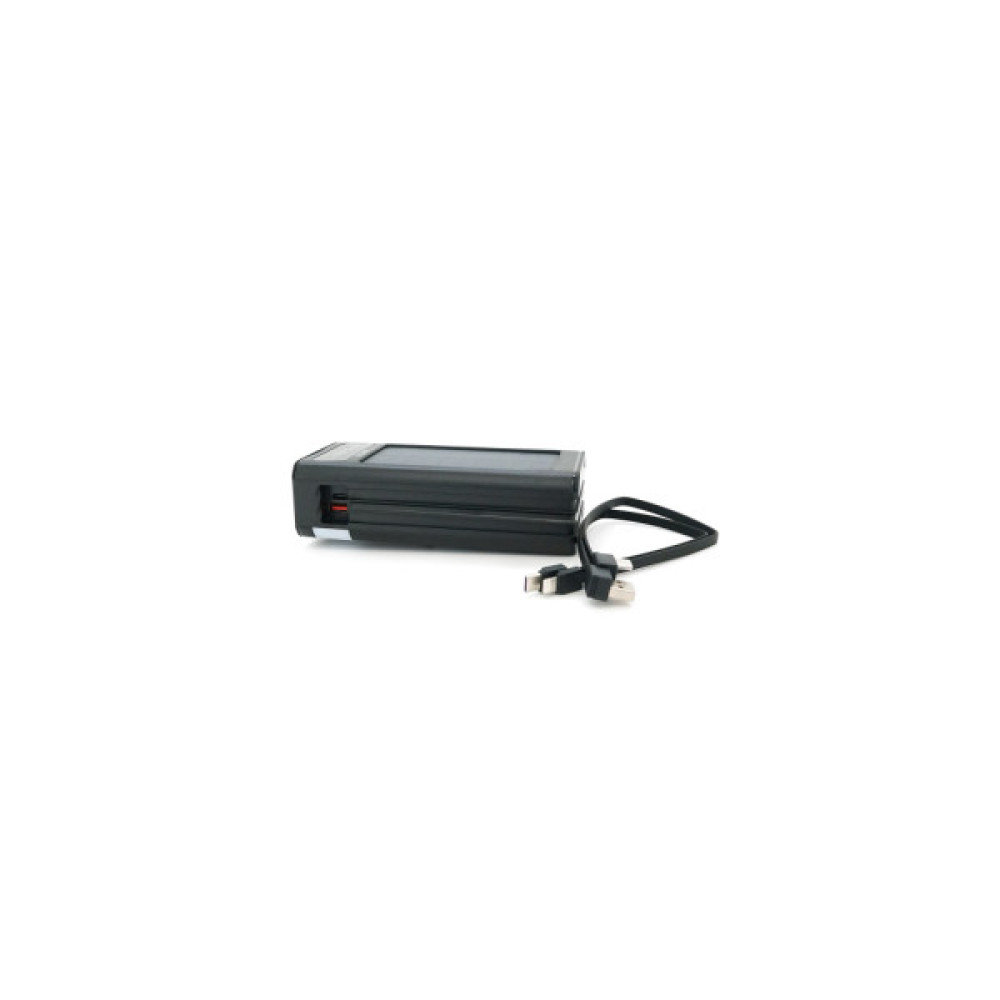 Батарея універсальна 7GO 30000mAh, 22.5W, Solar, LCD Display (GPW-09 / 45945)