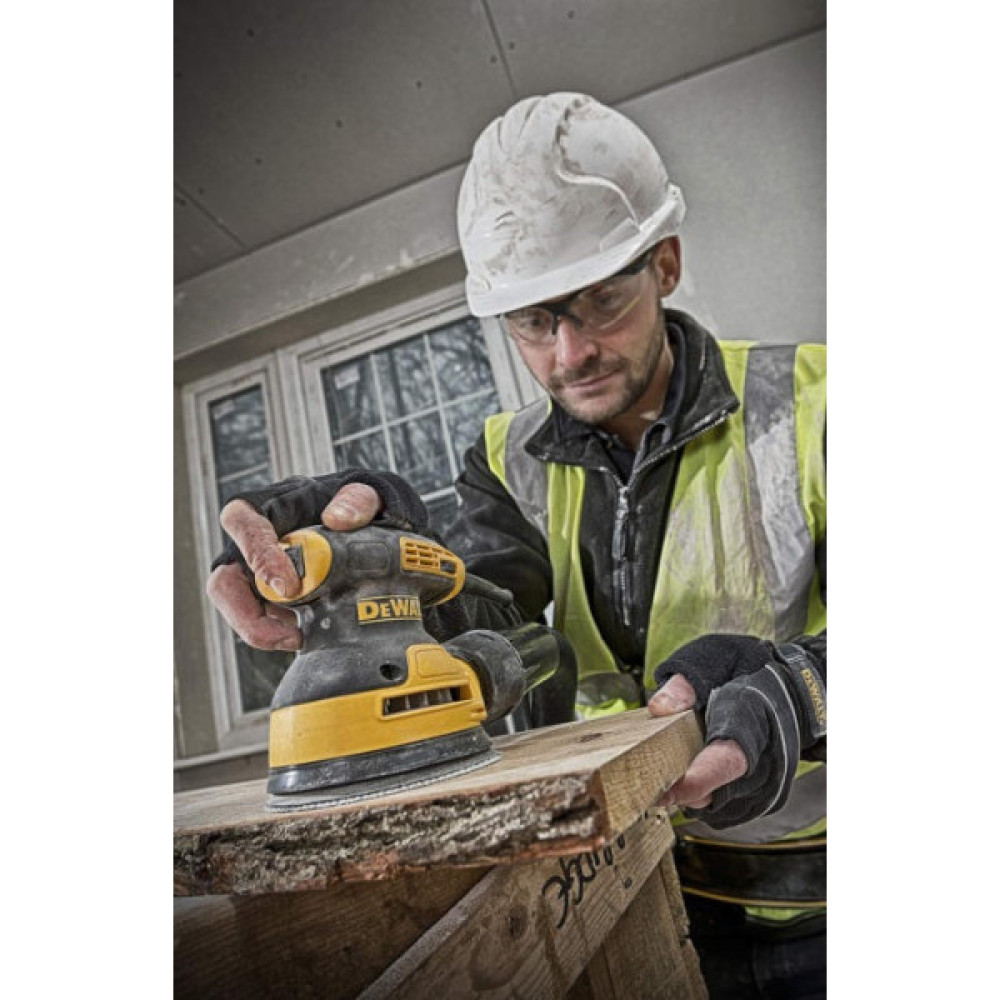 Шліфмашина ексцентрикова DeWalt 280Вт 8000-12000об·хв 125мм амплітуда 2.6мм 1.28кг