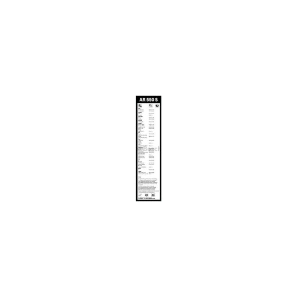 Щітка склоочисника Bosch 3 397 118 906