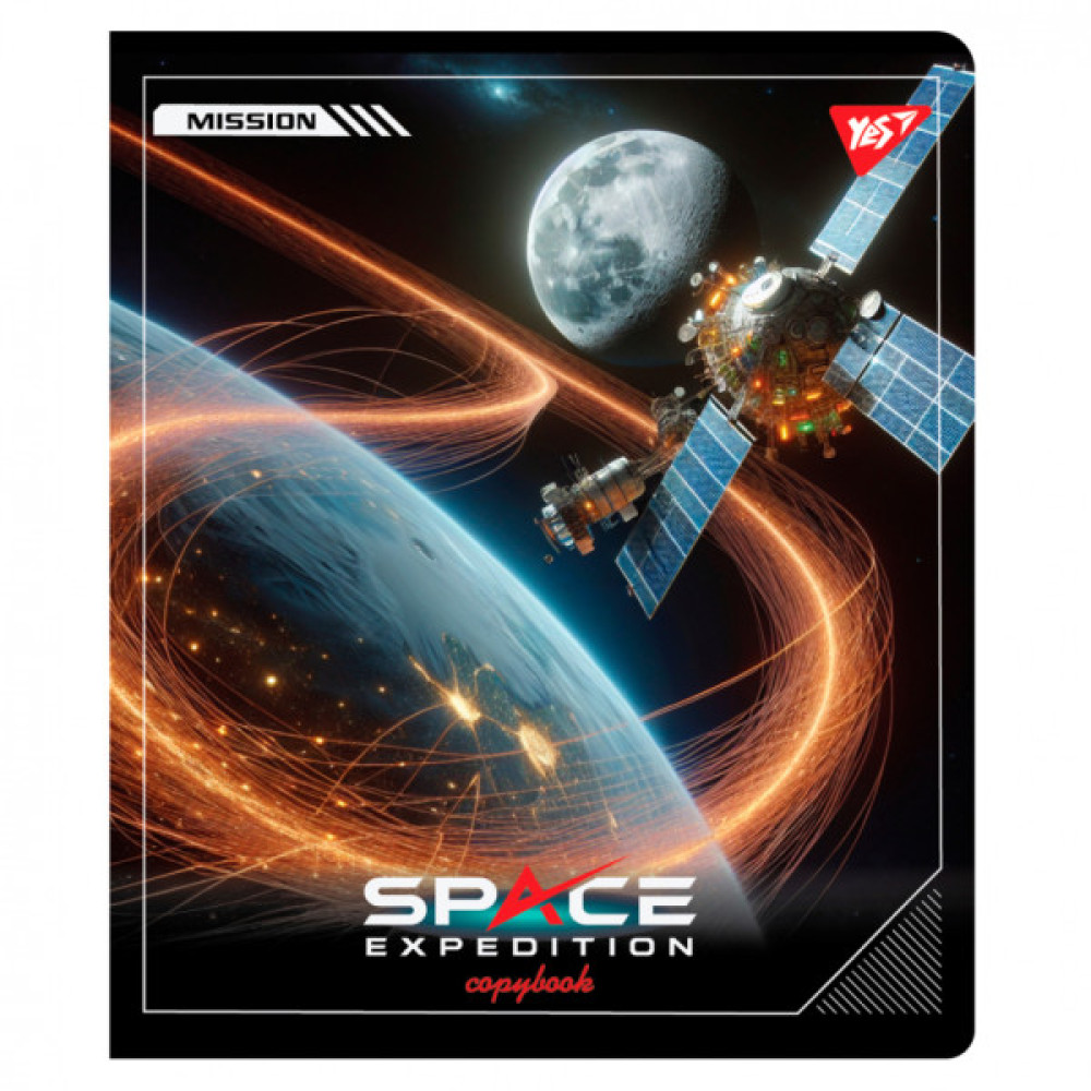 Зошит Yes Space expedition А5 48 аркушів клітинка (767550)