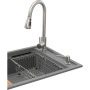 Мийка кухонна GRANADO Basic Estella grafito (+ змішувач Campo LUX inox + дозатор Redondo inox + кошик (ksg0109) Мийка кухонна GRANADO Basic Estella grafito (+ змішувач Campo LUX inox + дозатор Redondo inox + кошик (ksg0109)