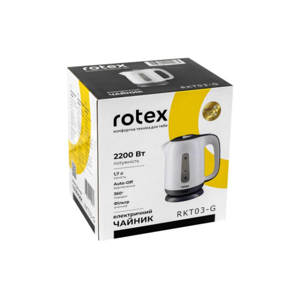 Електрочайник Rotex RKT03-G