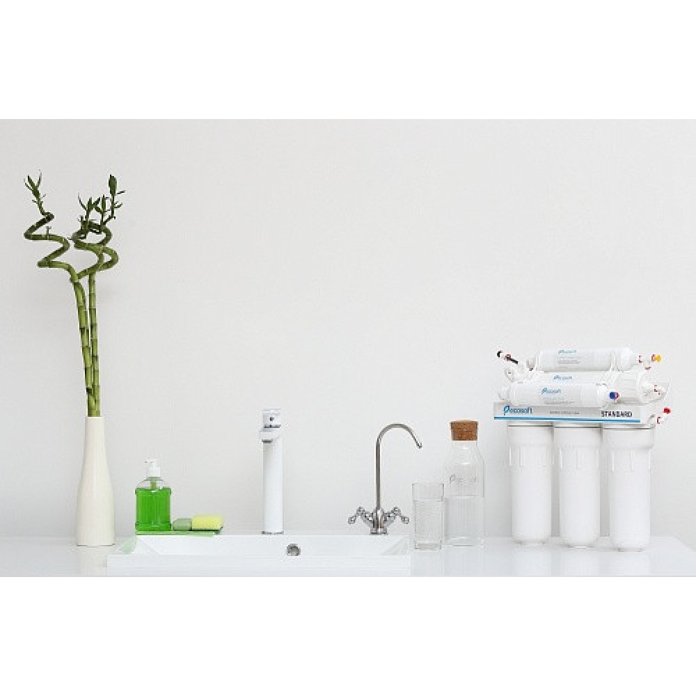 Фільтр зворотного осмосу Ecosoft Standard 6-50M з мінералізатором, мембрана 50gpd, кран капля