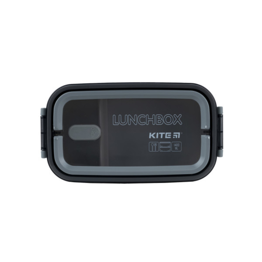 Ланч-бокс дитячий Kite подвійний з наповненням 1400 мл, білий (K23-183-1)