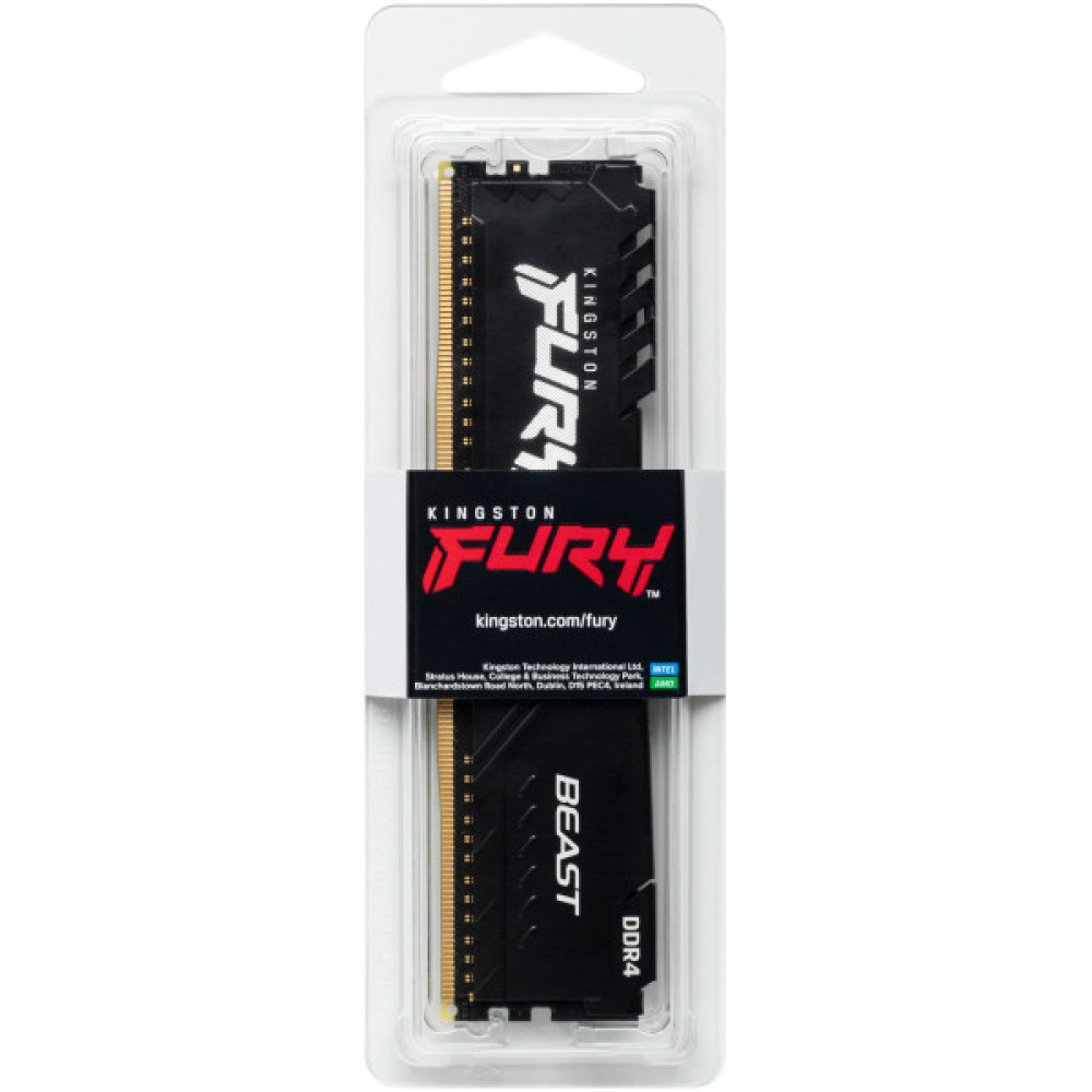 Пам'ять ПК Kingston DDR4 16GB 3200 FURY Beast