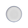 Тарілка By Bone серія "Helix" декор "Navy Blue" рельєфна з бортом 90° 27 см (HL-NBL-27-DZ)
