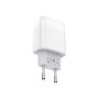 Зарядний пристрій HOCO C73A 2xUSB 12W white (6931474712912)