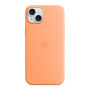 Чохол до мобільного телефона Apple iPhone 15 Plus Silicone Case with MagSafe Orange Sorbet (MT173ZM/A) Чохол до мобільного телефона Apple iPhone 15 Plus Silicone Case with MagSafe Orange Sorbet (MT173ZM/A)