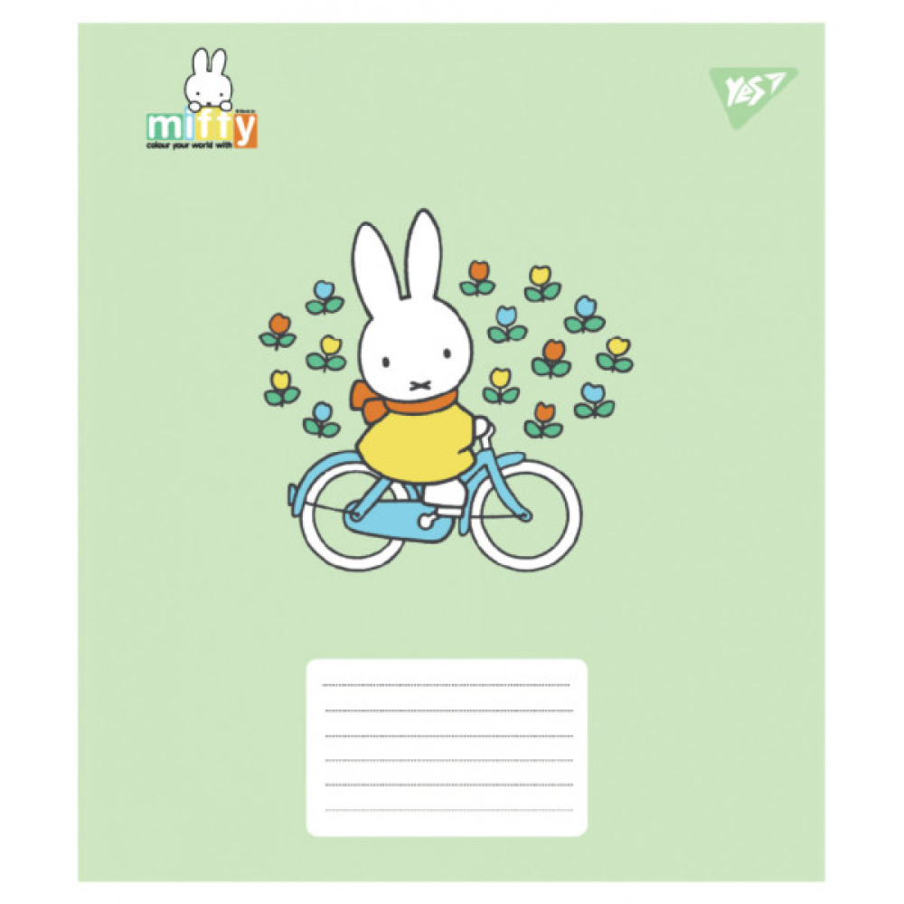 Зошит Yes Miffy Playfull А5 12 аркушів клітинка (767631)