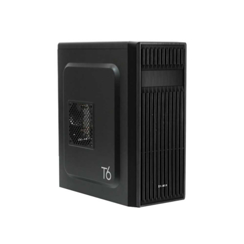 Корпус Zalman T6 без БЖ, 1xUSB3.0, 2xUSB2.0, 1x120мм, VGA 280мм, ATX, чорний