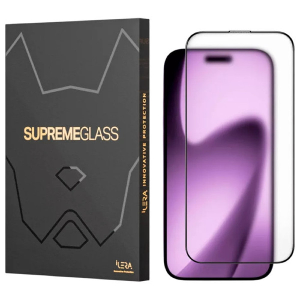 Скло захисне iLera FrostedGlass 2.0 iPhone 17 Air (ILFRGL17AIR)