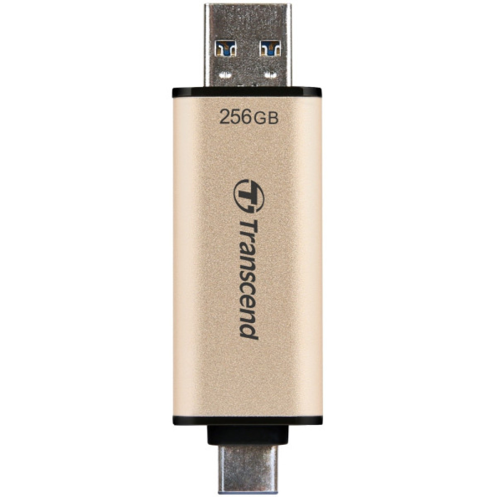 Накопичувач Transcend 256GB USB 3.2 Type-A + Type-C JetFlash 930 R420/W400MB/s Чорний