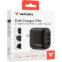Зарядний пристрій Verbatim MiniGaN 70 W 3 ports (2xUSB-C/1xUSB-A) (32229) Зарядний пристрій Verbatim MiniGaN 70 W 3 ports (2xUSB-C/1xUSB-A) (32229)