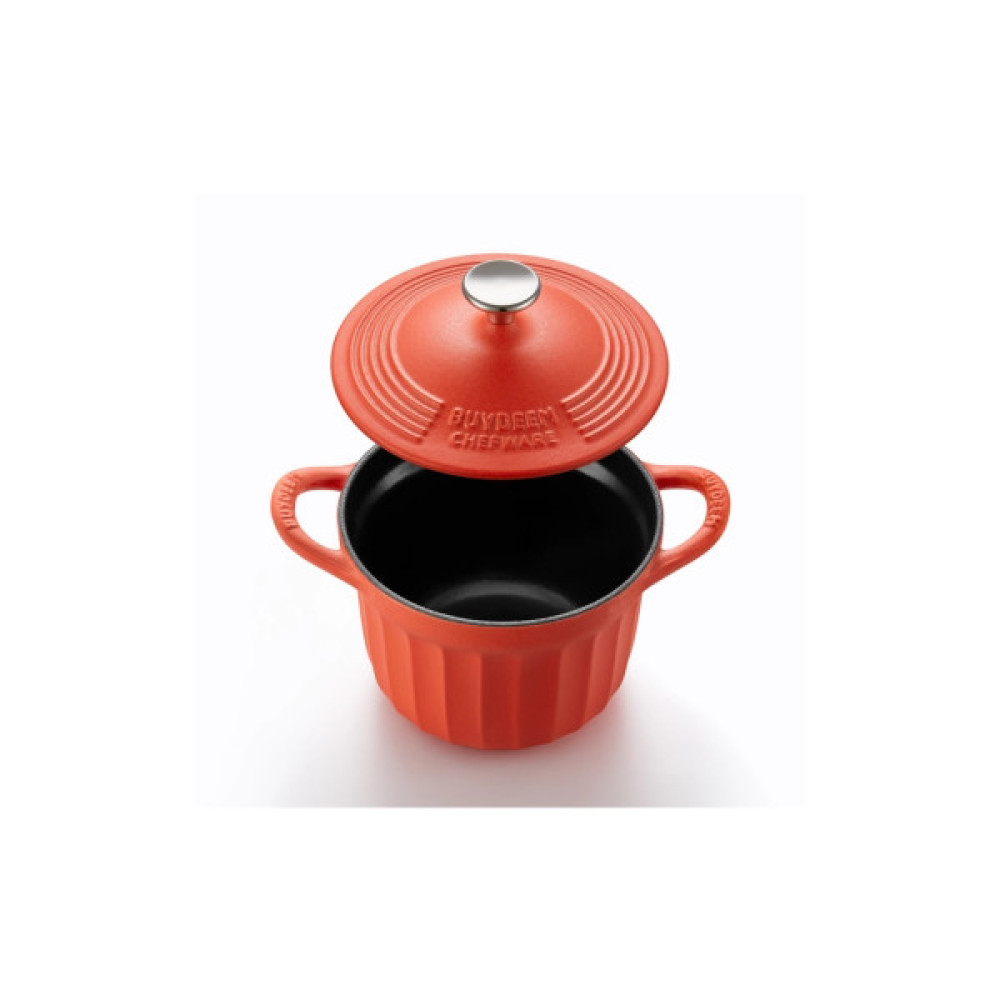 Гусятниця Buydeem CP541 Koi Red чавунна емальована 1.8 л (CP541-KR)