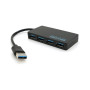 Концентратор Voltronic USB 3.0 to 4xUSB 0.14m flat black (YT-3HF4/2TB)