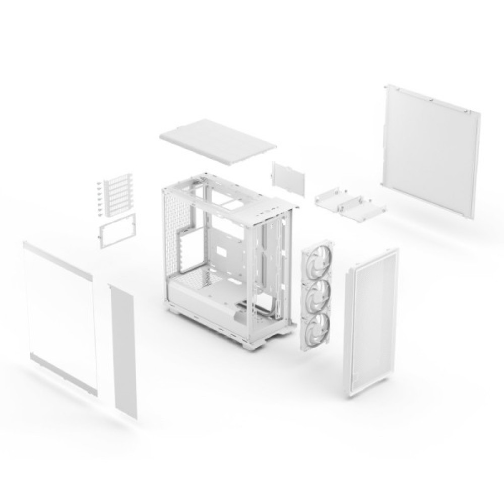 FRACTAL DESIGN Epoch White TG RGB Clear tint (FD-C-EPO1A-05)