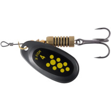 Блешня X-Fish Dark Side 9.5g 4 Nikel black lime (1917.07.25)