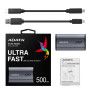 Накопичувач SSD USB 3.2 500GB ADATA (AELI-SE880-500GCGY) Накопичувач SSD USB 3.2 500GB ADATA (AELI-SE880-500GCGY)