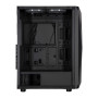 Корпус 2E GAMING Aruba G3313B, без БЖ 1xUSB3.0, 2xUSB2.0, 5x120мм ARGB, VGA 300мм, LCS ready, HUB, TG Side Panel, ATX, чорний
