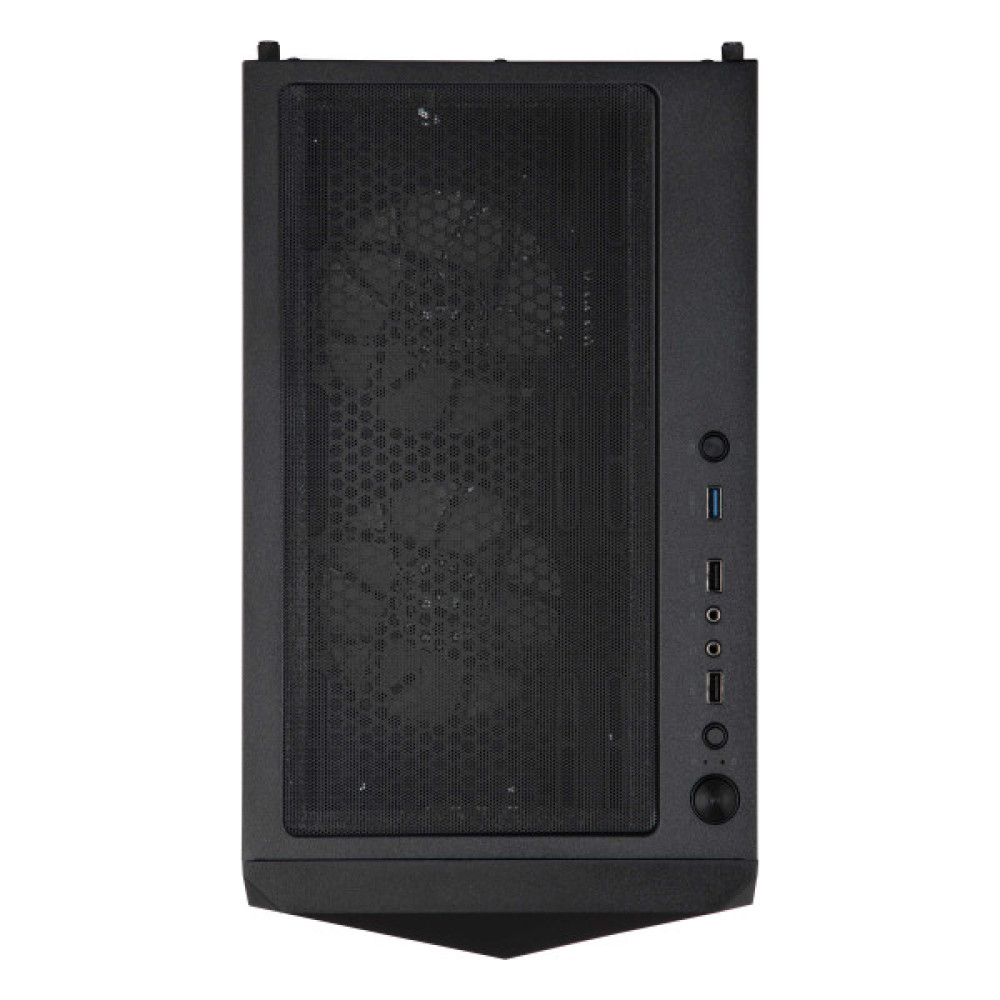 Корпус 2E GAMING Aruba G3313B, без БЖ 1xUSB3.0, 2xUSB2.0, 5x120мм ARGB, VGA 300мм, LCS ready, HUB, TG Side Panel, ATX, чорний