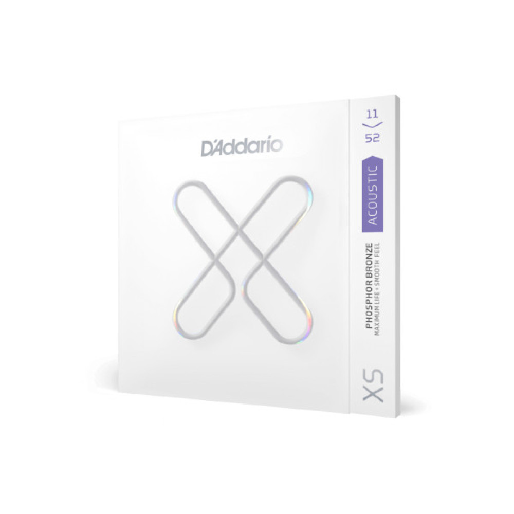Струни для гітари D'Addario XS Phosphor Bronze Custom Light (11-52) (XSAPB1152)