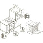 Духова шафа GRANADO GEO 62-1310 grafito glass (GEO162131088) Духова шафа GRANADO GEO 62-1310 grafito glass (GEO162131088)