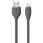 Дата кабель USB 2.0 AM to Lightning 2.0m 2.4A Jelly Liquid Silica Gel Black Baseus (CAGD000101) Дата кабель USB 2.0 AM to Lightning 2.0m 2.4A Jelly Liquid Silica Gel Black Baseus (CAGD000101)