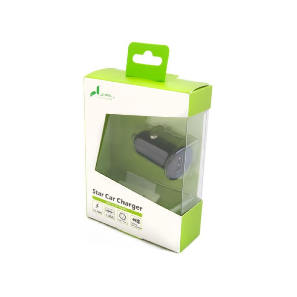 Зарядний пристрій JCPAL Star 1*USB, 2.4A (JCP6005)