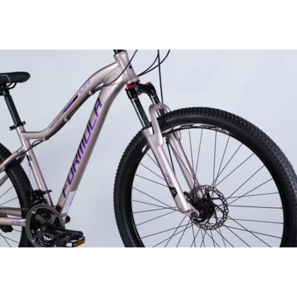 Велосипед Formula 27.5" ALPINA DD FR рама-16" AL 2026 сріблясто-фіолетовий (OPS-FR-27.5-294)