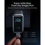 Зарядний пристрій Anker 3xUSB-C PD3.1 160W GaNPrime w Display silver (A2687341)