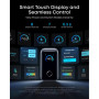Зарядний пристрій Anker 3xUSB-C PD3.1 160W GaNPrime w Display silver (A2687341)