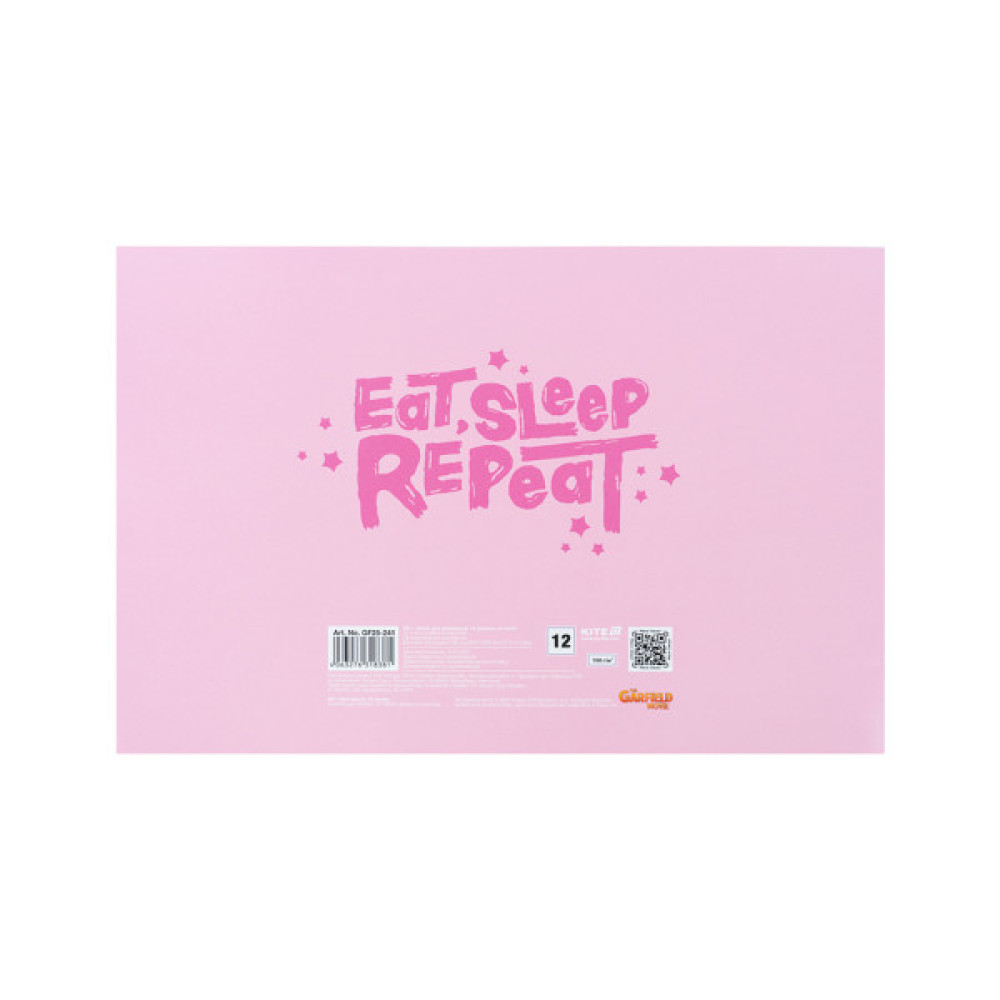 Альбом для малювання Kite Garfield, 12 аркушів (GF25-241)