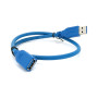 Дата кабель USB 3.0 AM/AF 0.5m blue Voltronic (YT-3.0AM\AF-0.5BL)
