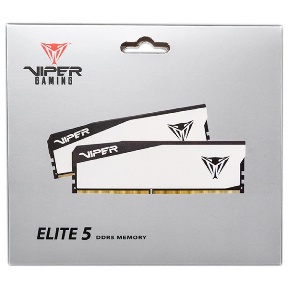 Модуль пам'яті для комп'ютера DDR5 64GB (2x32GB) 6400 MHz Viper Elite 5 Patriot (VEB564G6432KW)