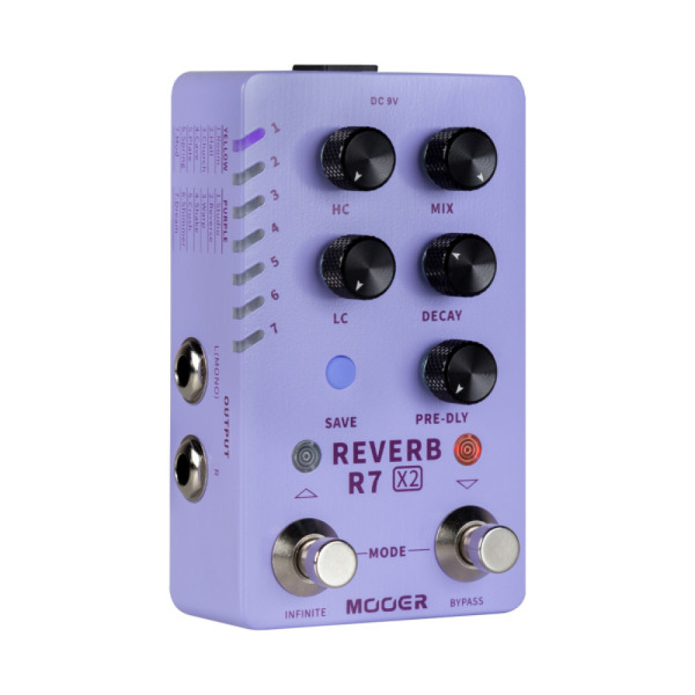 Педаль ефектів Mooer R7 X2 Reverb