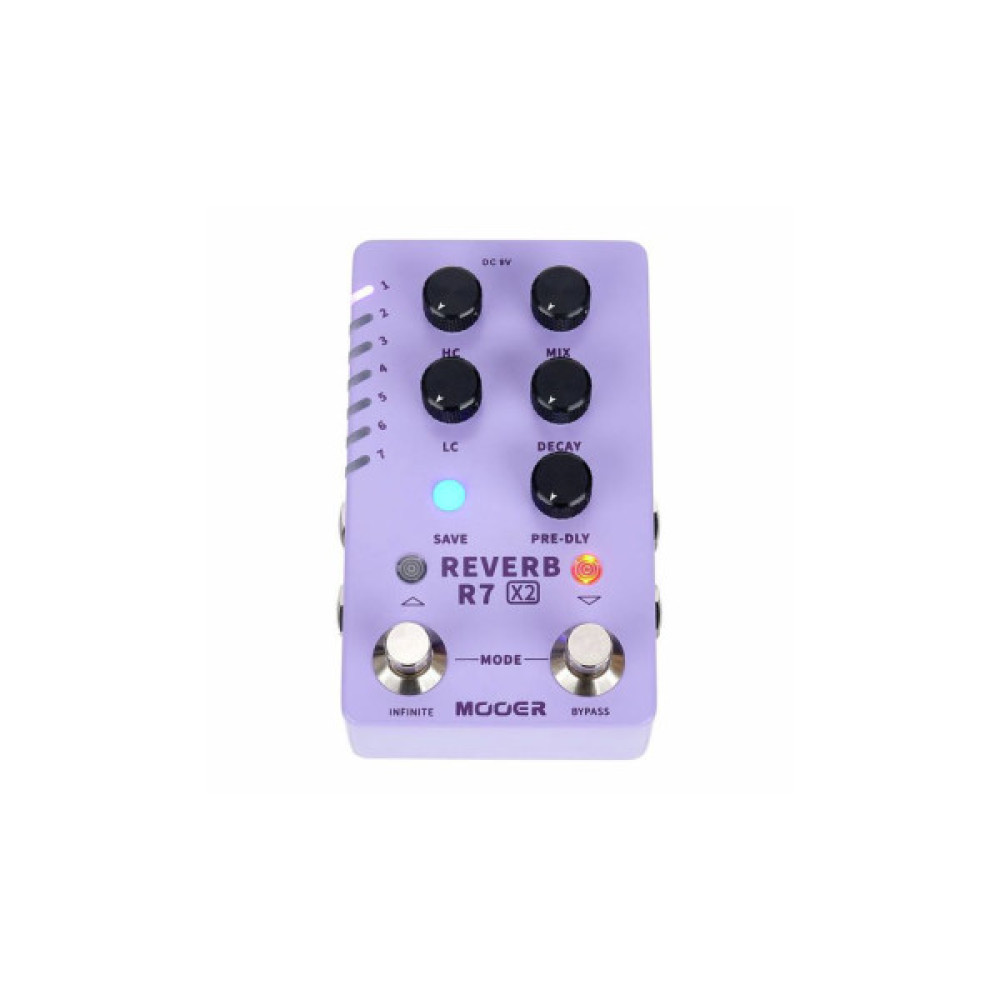 Педаль ефектів Mooer R7 X2 Reverb