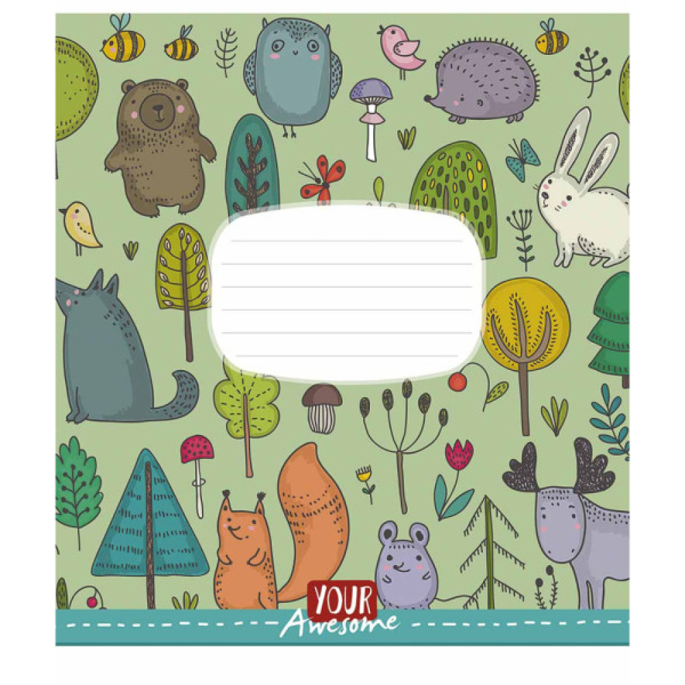 Зошит Школярик Genius 12 аркушів клітинка (012-3142K)