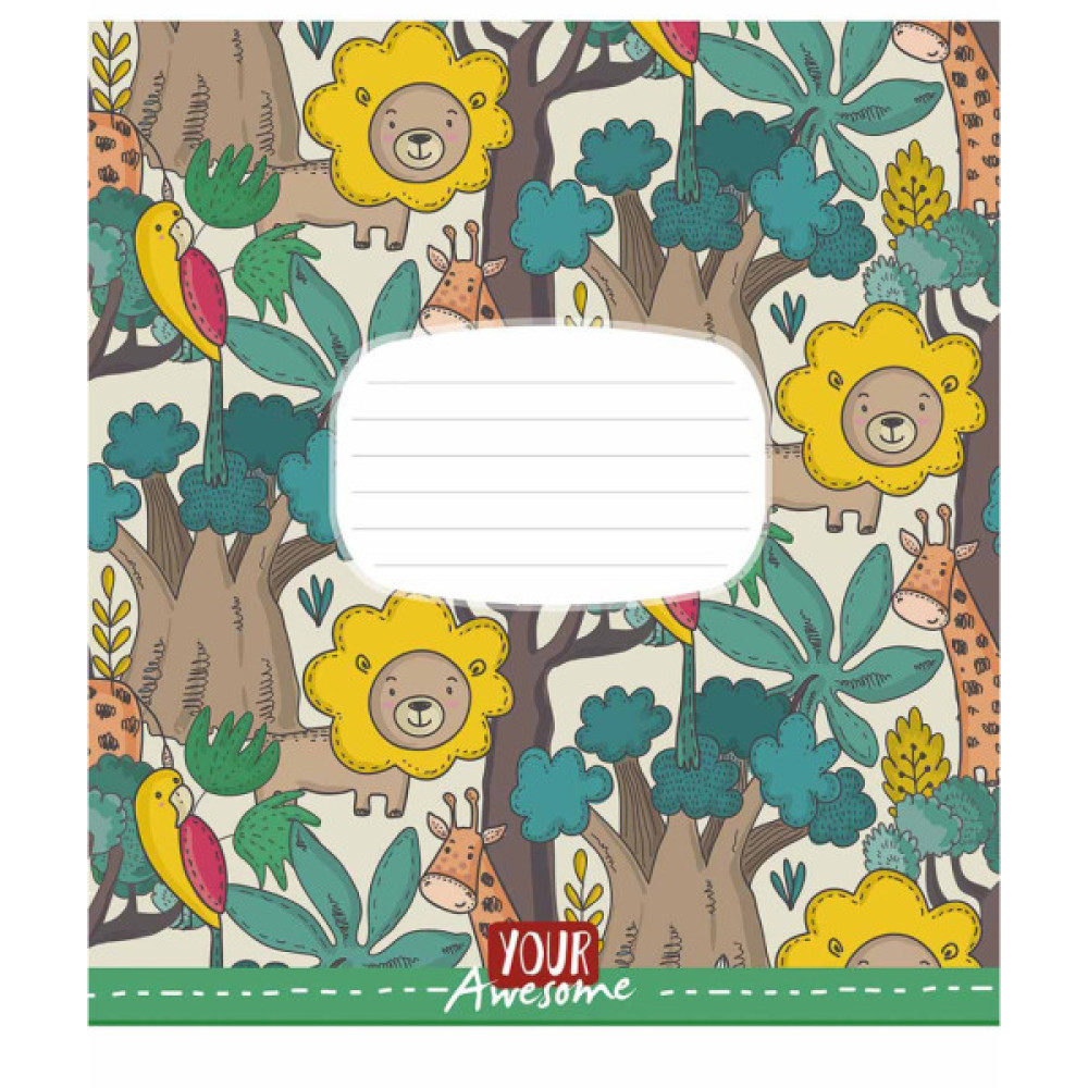 Зошит Школярик Genius 12 аркушів клітинка (012-3142K)