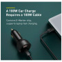 Зарядний пристрій Baseus Superme Digital Display PPS Dual Quick Charger Car Charger black (TZCCZX-01)